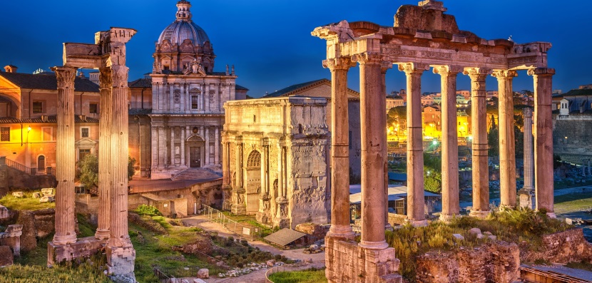 Достопримечательности Италии, исторический центр Рима.