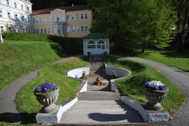 Курорт Марианские Лазне, Чехия. Источник Амброжа.